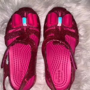 Toddler croc sandals